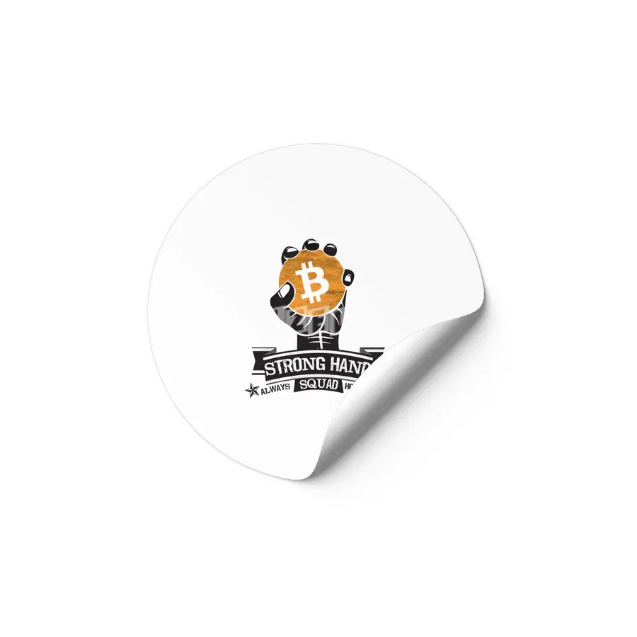 Bitcoin Strong Hand Squad (Light) Etiket
