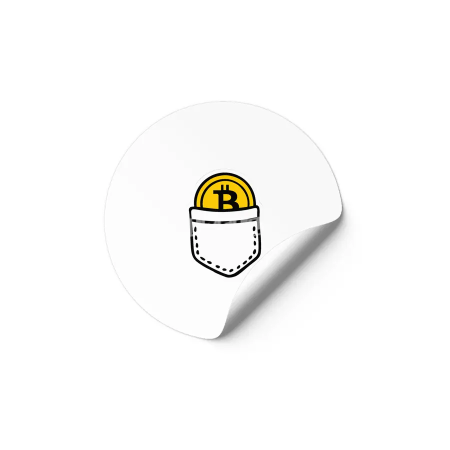 Bitcoin Burst Etiket
