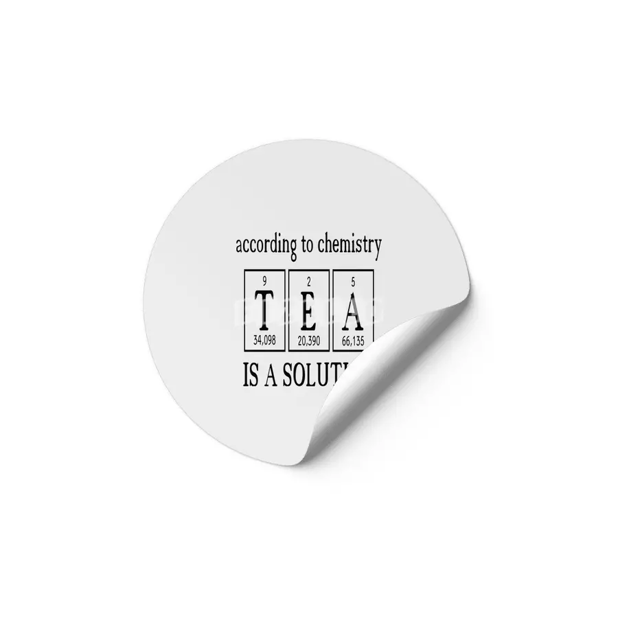 According to Chemistry Tea is a Solution Etiket