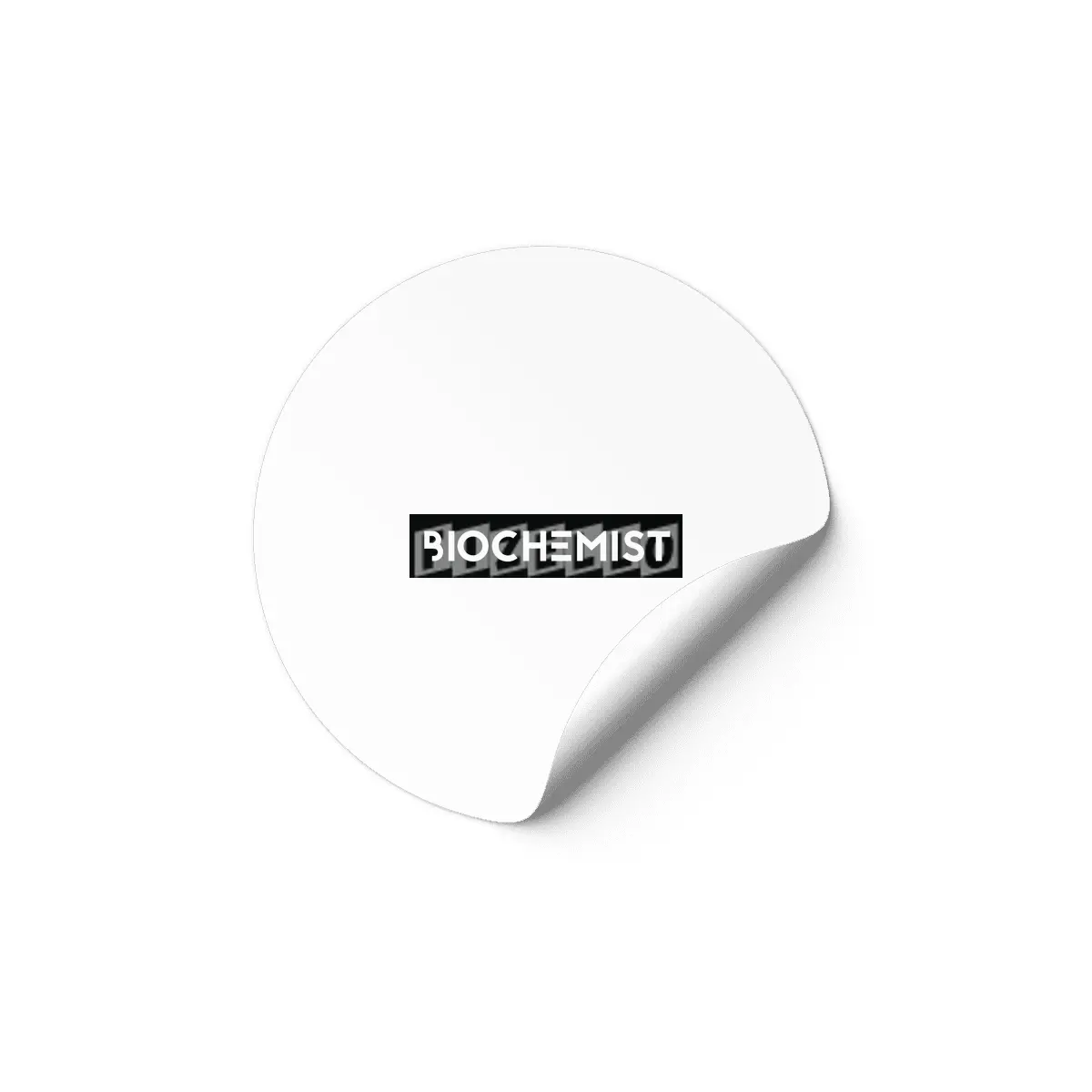 Biochemist In Black Etiket