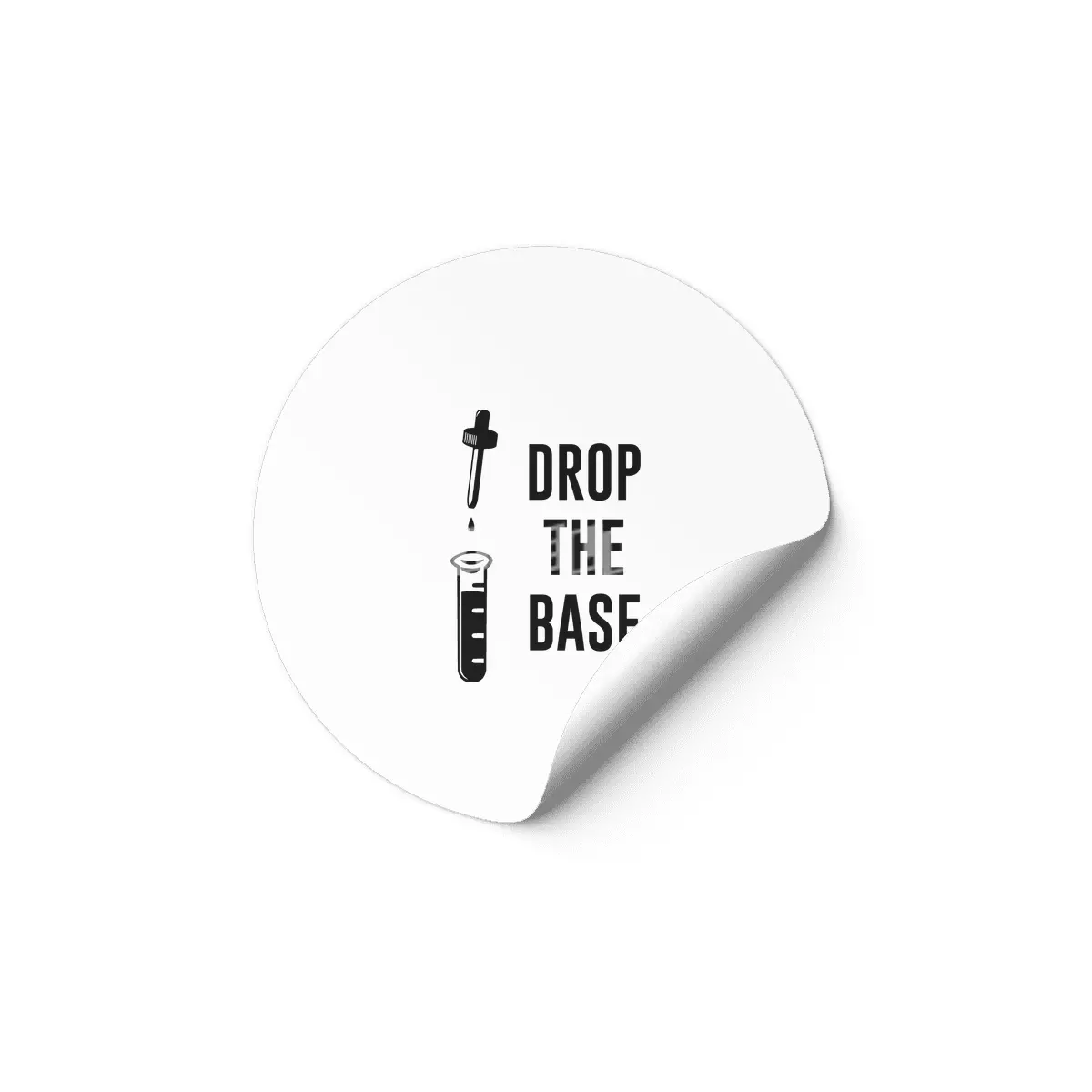 Drop the Bass Chemistry Base Etiket