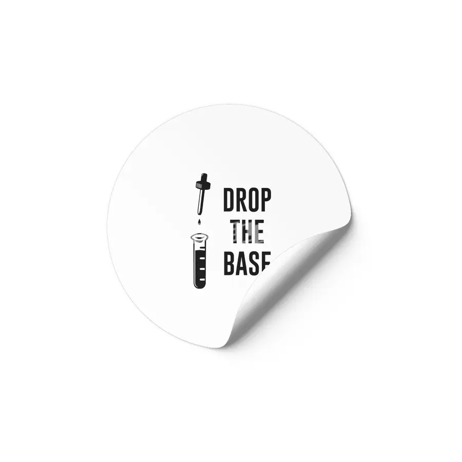 Drop the Bass Chemistry Base Etiket