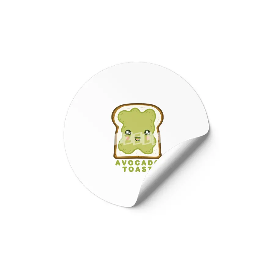 Happy Avocado Toast Etiket