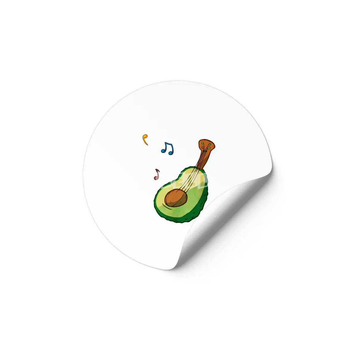 Avocado Guitar Etiket
