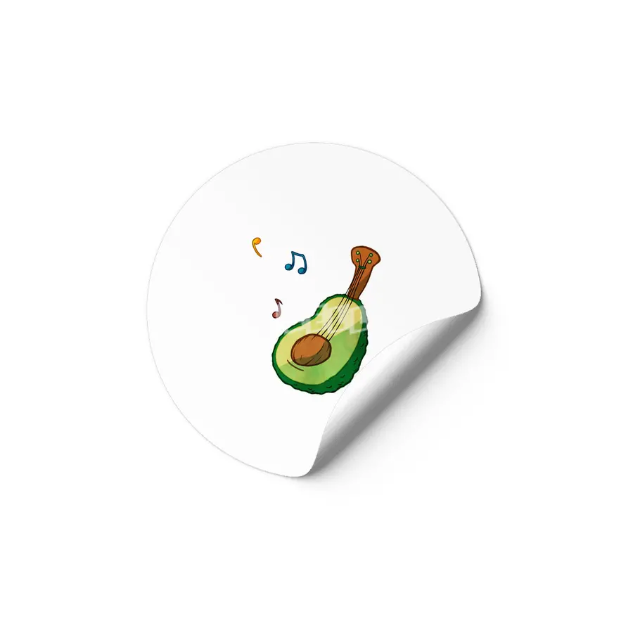 Avocado Guitar Etiket