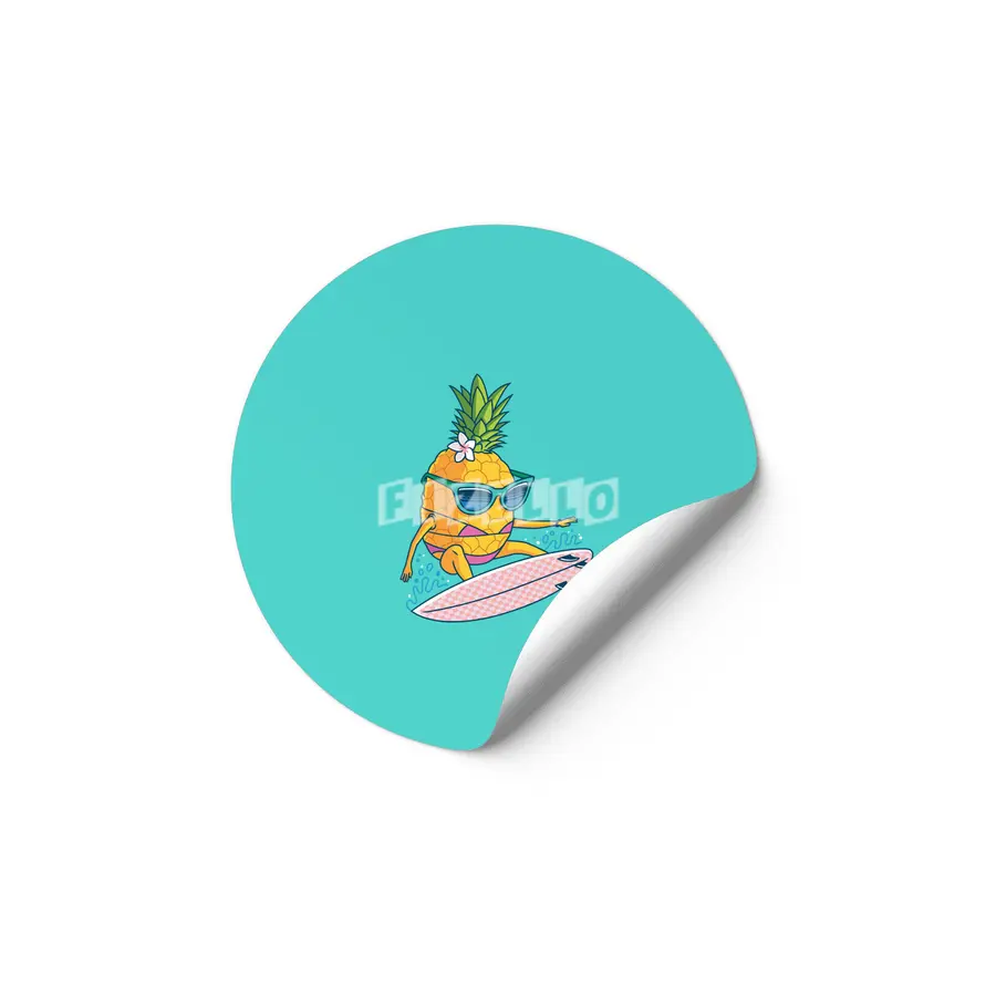 Pointy Break Pineapple Etiket