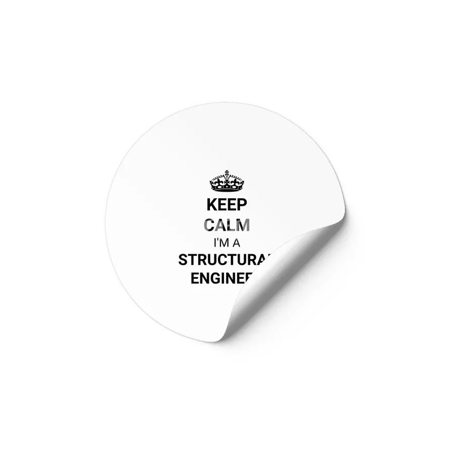 Keep Calm I'm A Structural Engineer Etiket