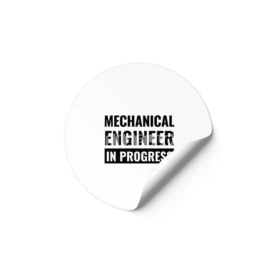 Mechanical Engineer In Progress Etiket