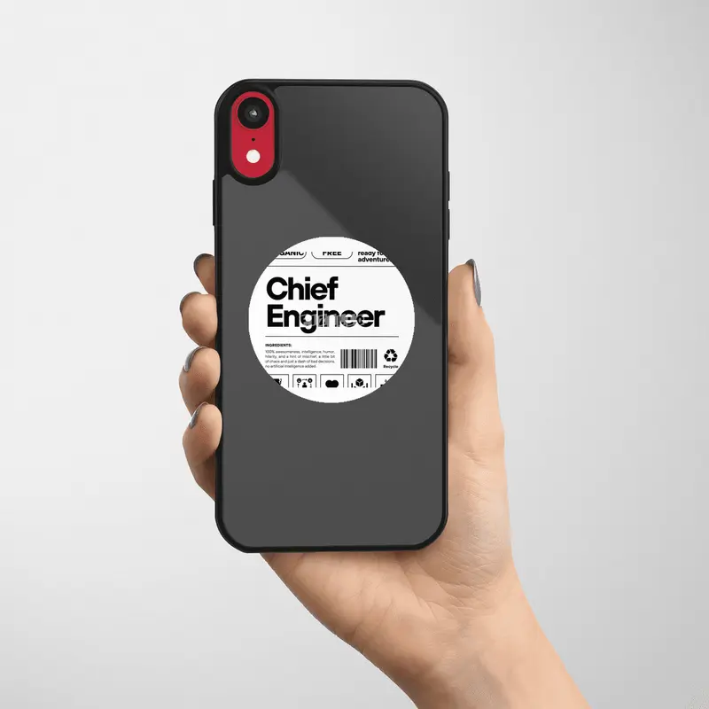 Chief Engineer black label Etiket