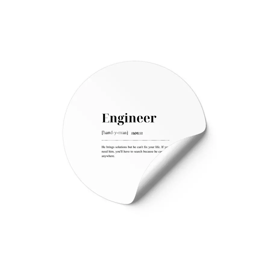 Engineer definition Etiket