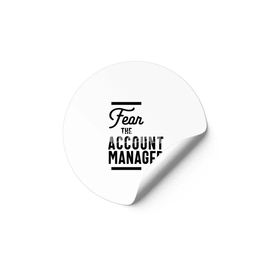Account Manager Gift Funny Job Title Profession Birthday Idea Etiket