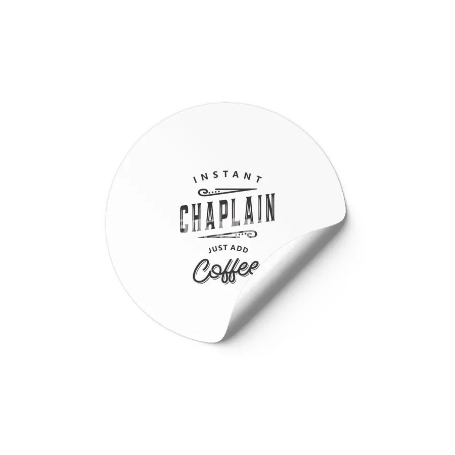 Chaplain Funny Job Title Profession Birthday Worker Etiket