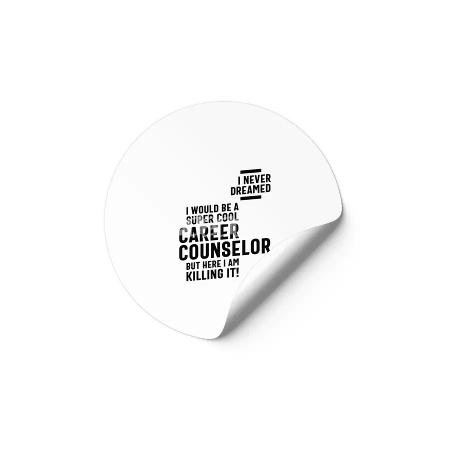 Career Counselor Job Title Gift Etiket