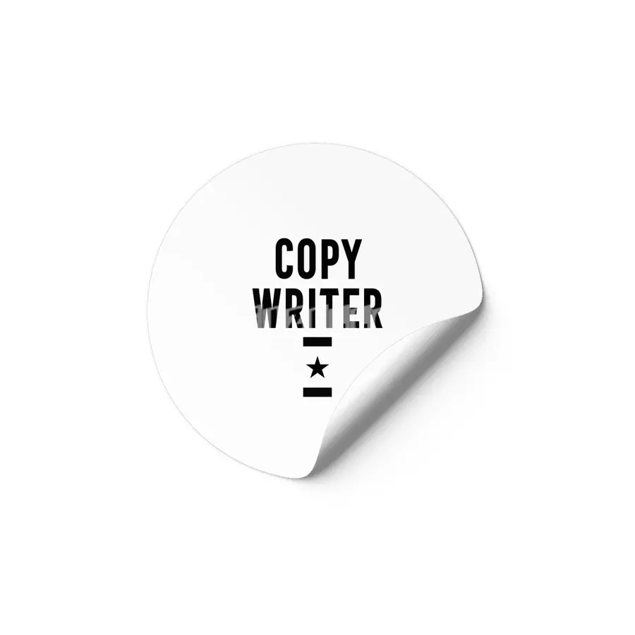 Copy Writer Job Title Gift Etiket