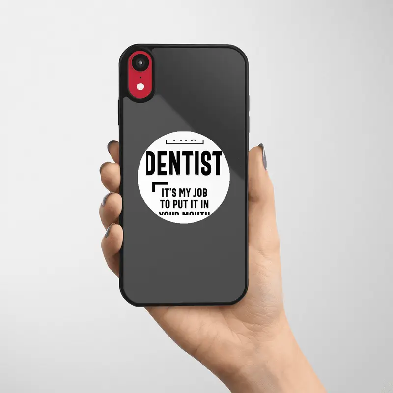Dentist Job Title Men Women Gift Etiket