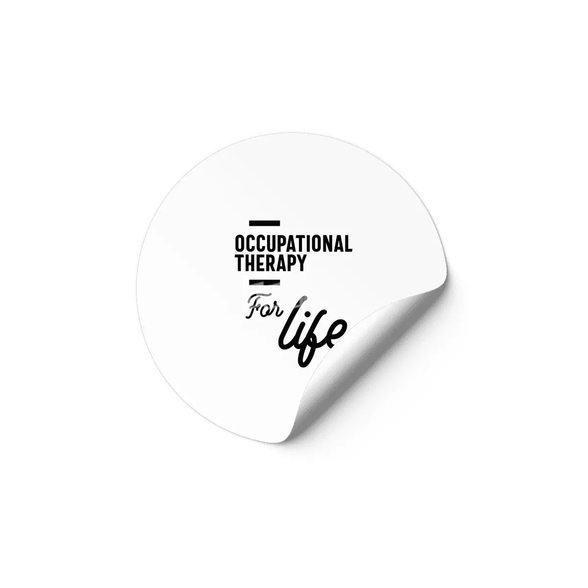 Occupational Therapy Work Job Title Gift Etiket