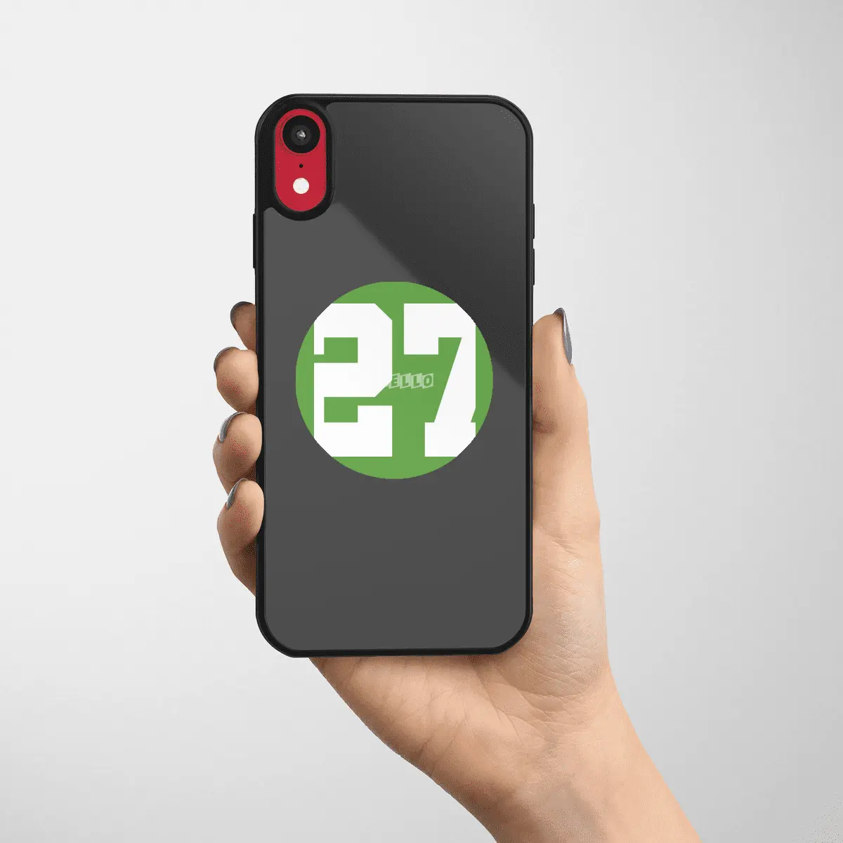 White Number 27 Etiket
