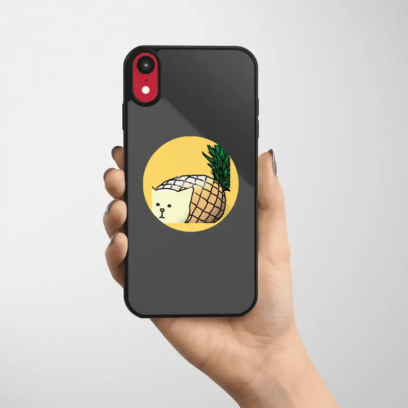 Pineapple Cat Etiket