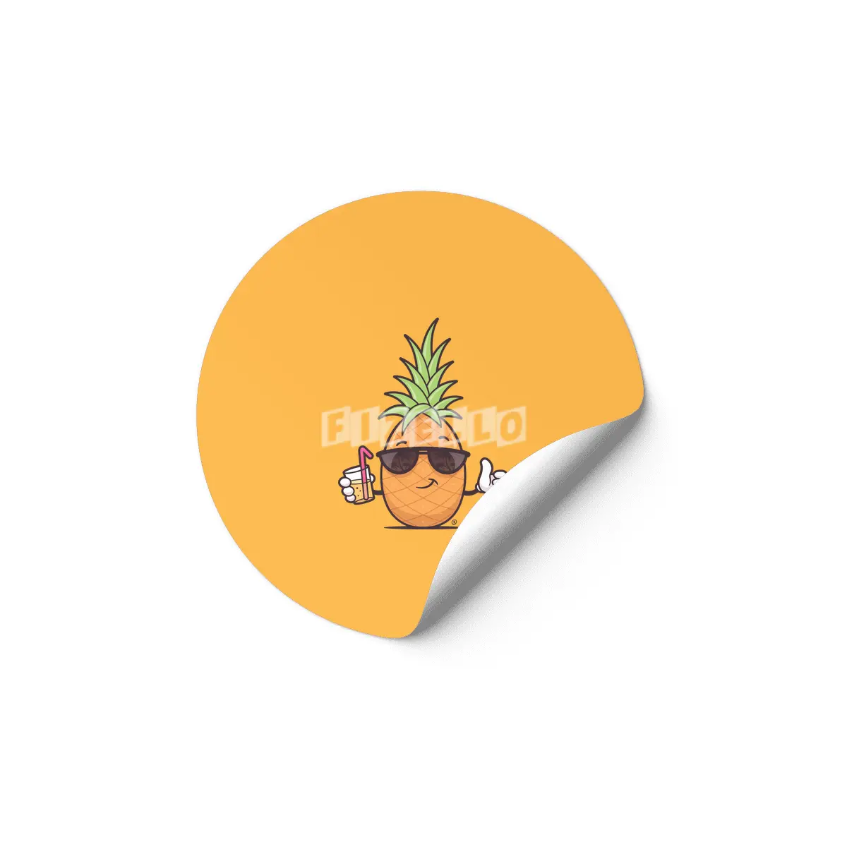 Cool Pineapple Etiket