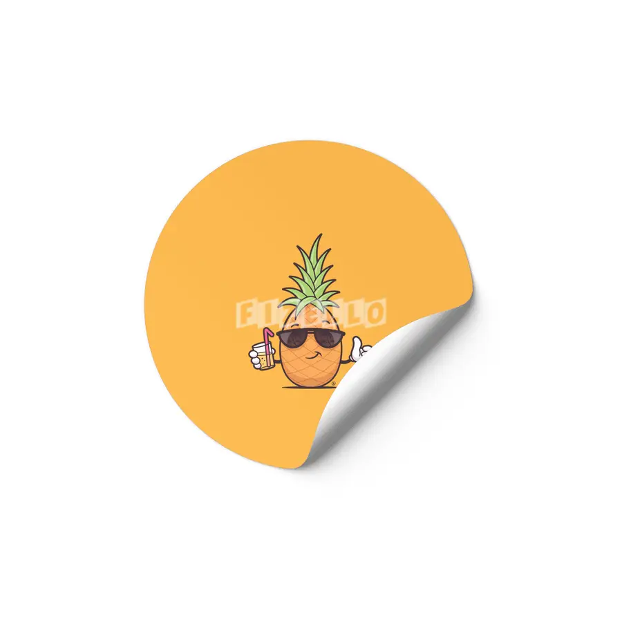 Cool Pineapple Etiket