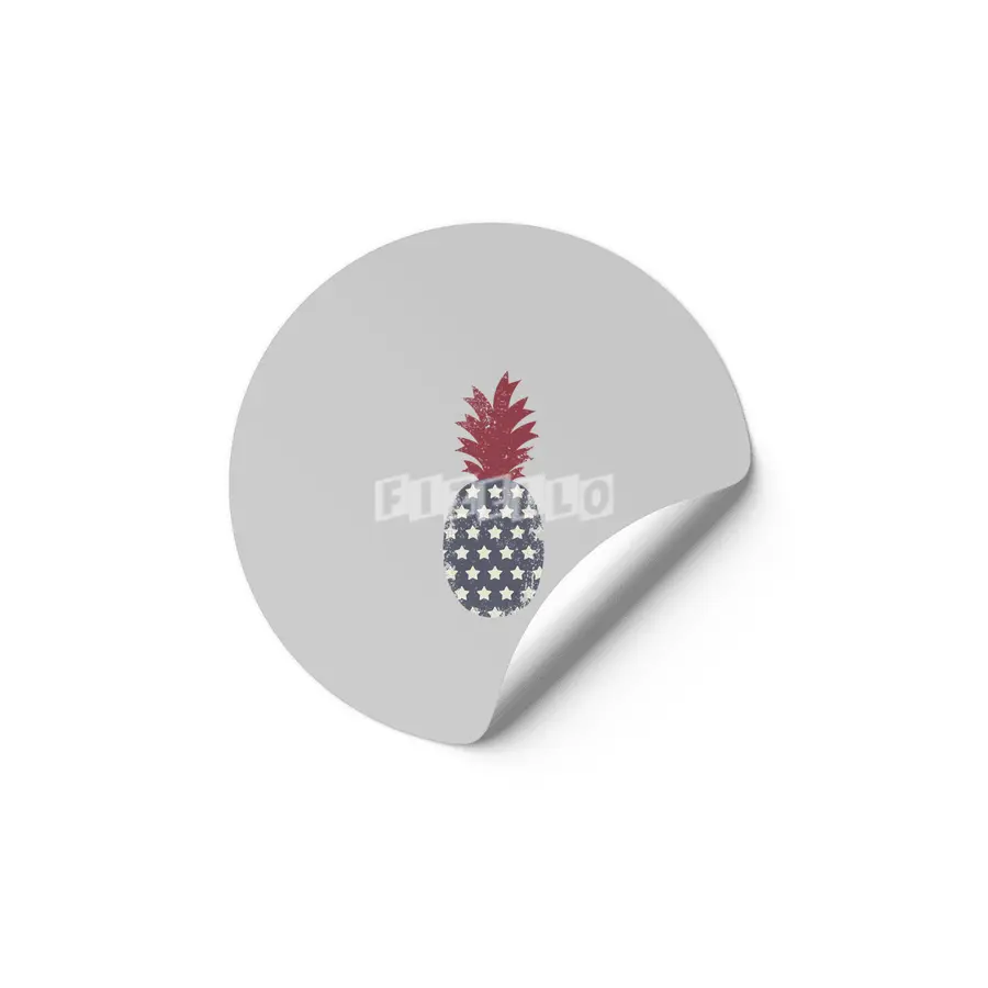 Patriotic Pineapple Etiket