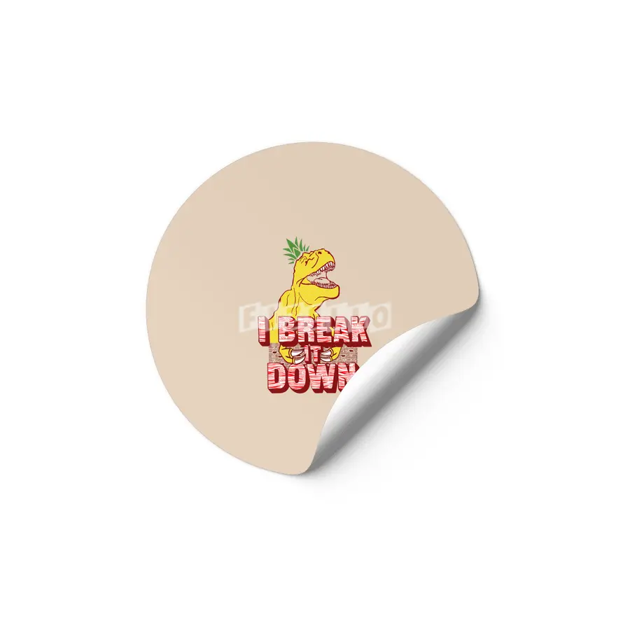 PineappleSaurus Rex Etiket