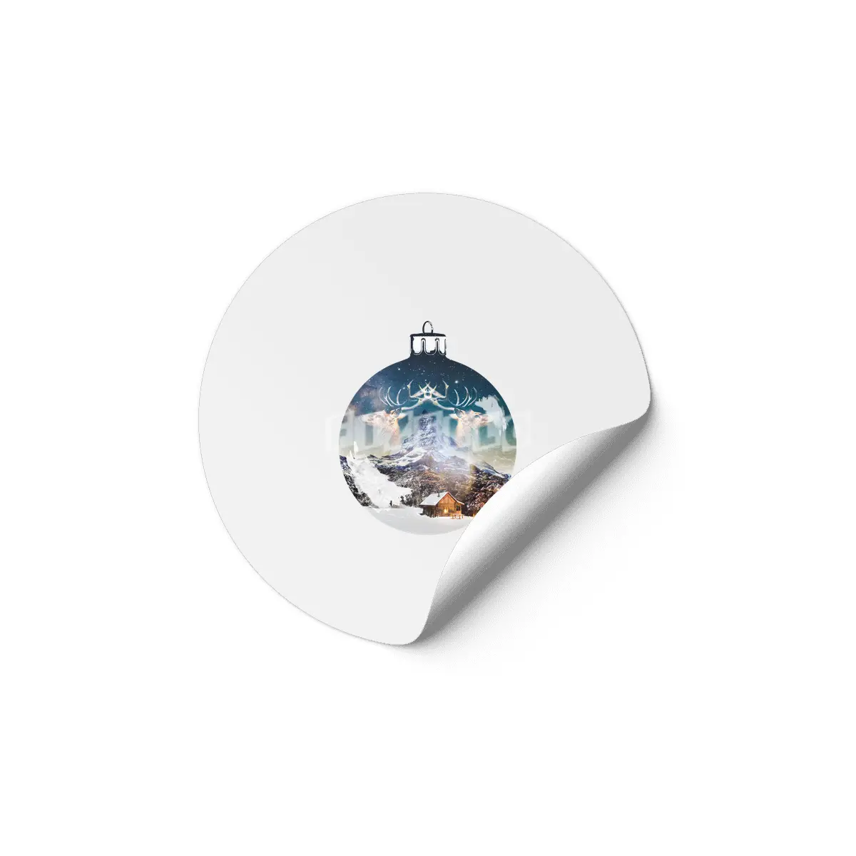 Winter Ornament Etiket