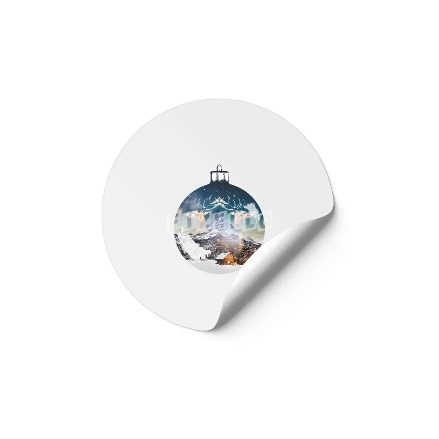Winter Ornament Etiket
