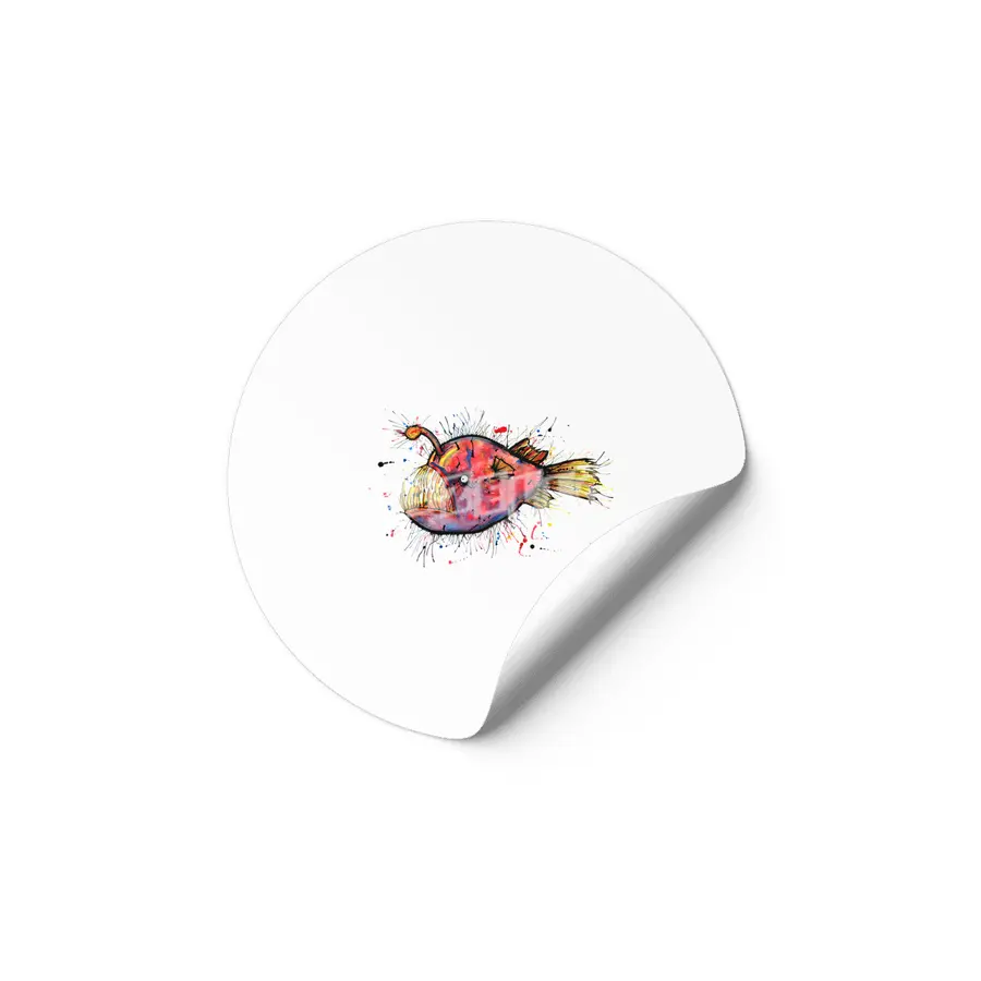 Angler Fish Etiket