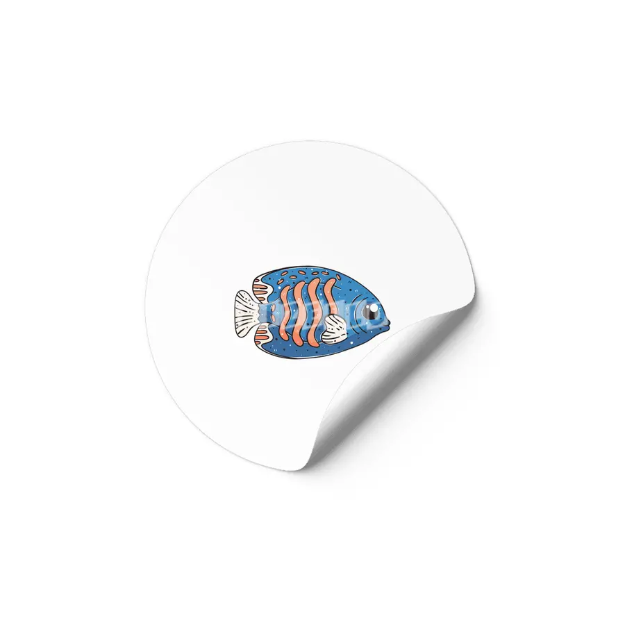 Cute Fish Etiket