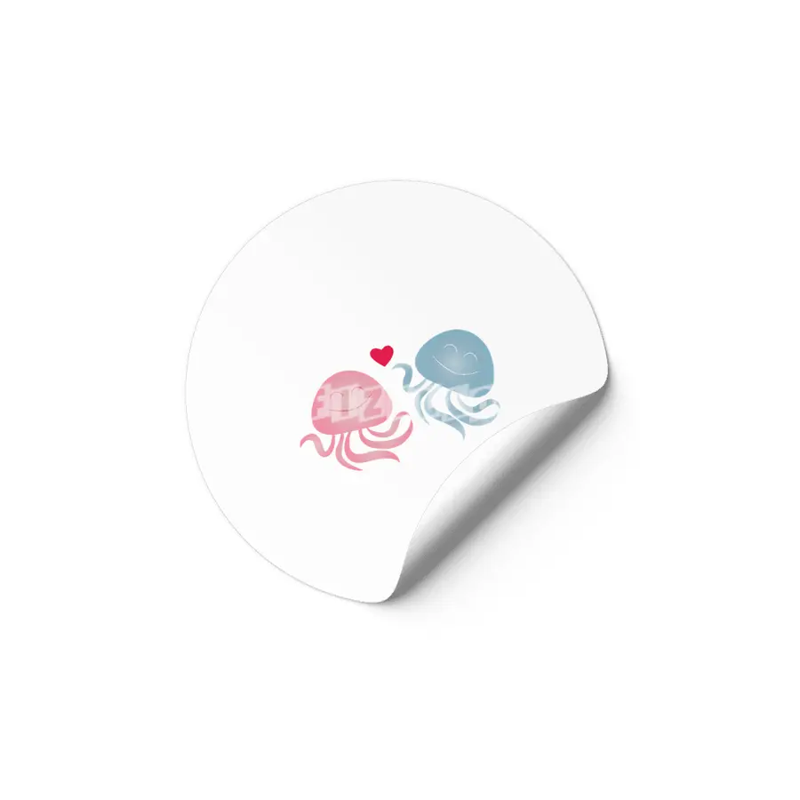Jellyfish in love Etiket
