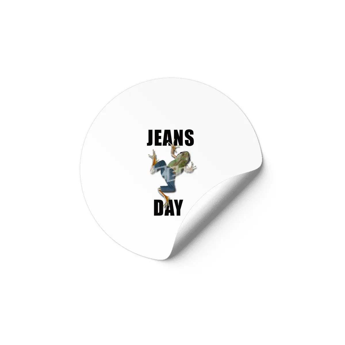 JEANS DAY (frog) Etiket
