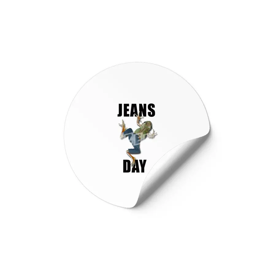 JEANS DAY (frog) Etiket