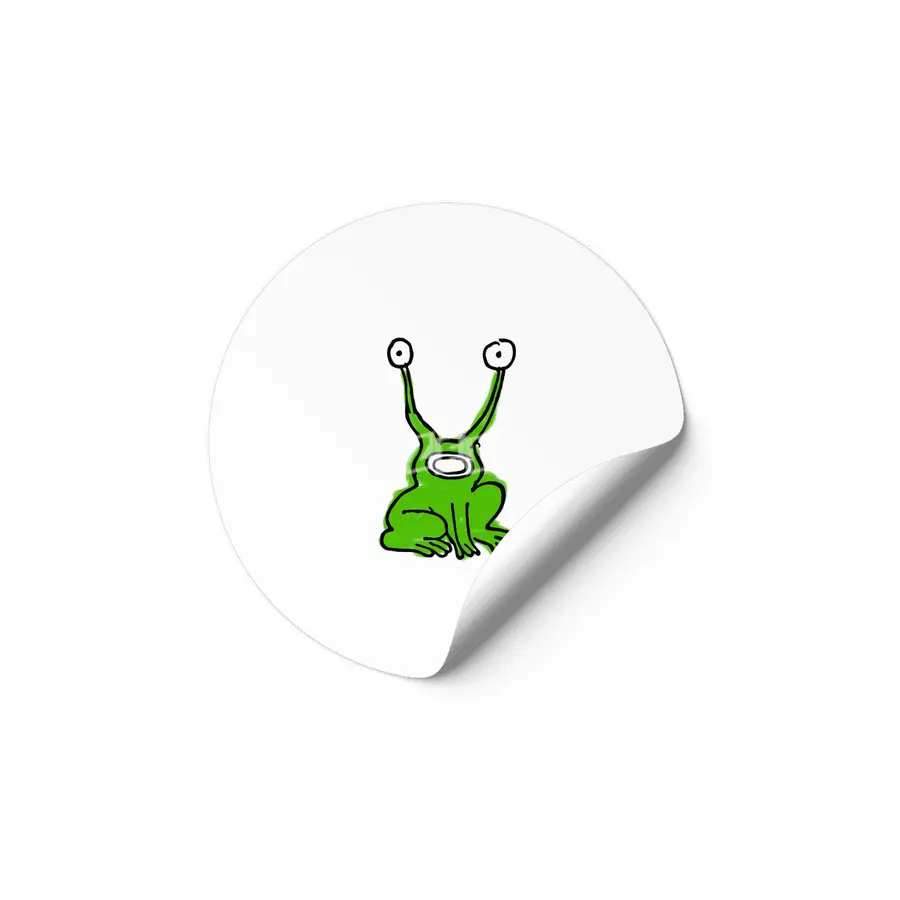 The Unfinished Frog Etiket