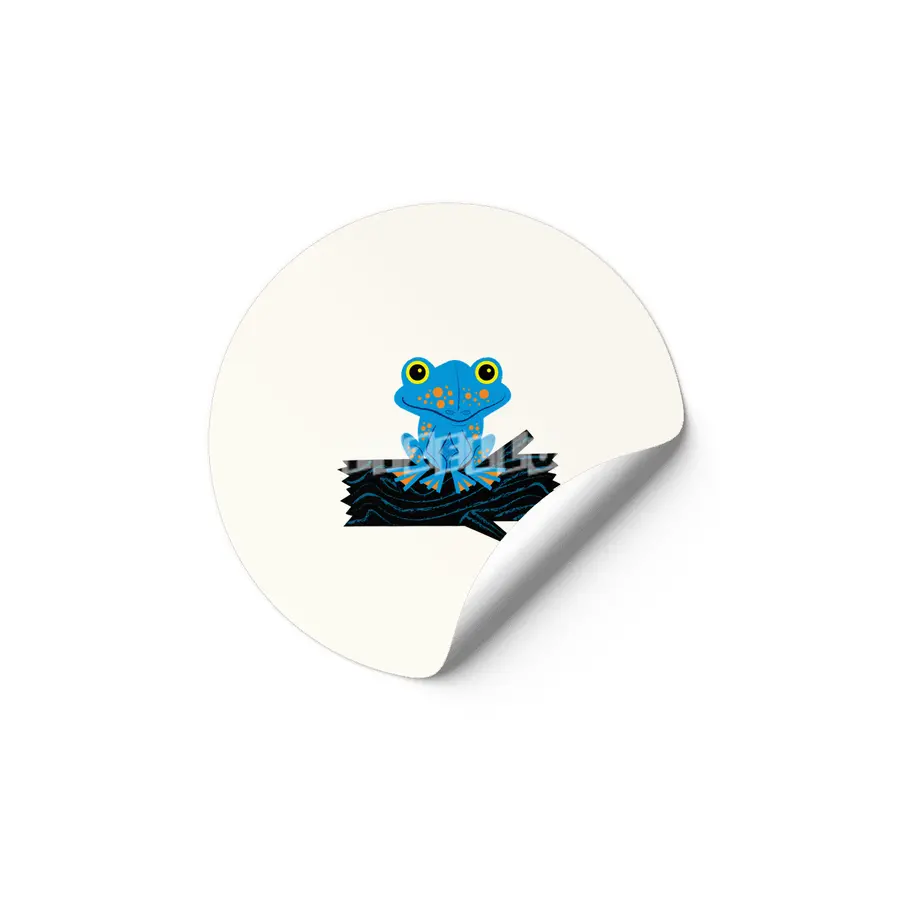 Frog On a Log Etiket