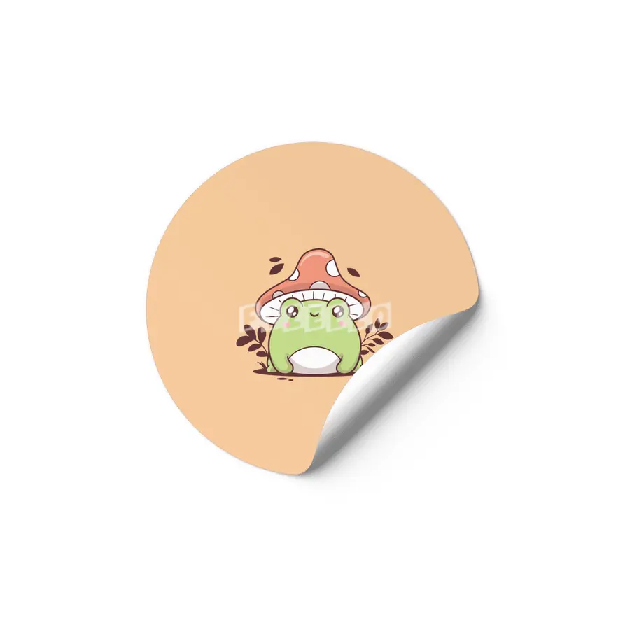 Cute Frog Etiket