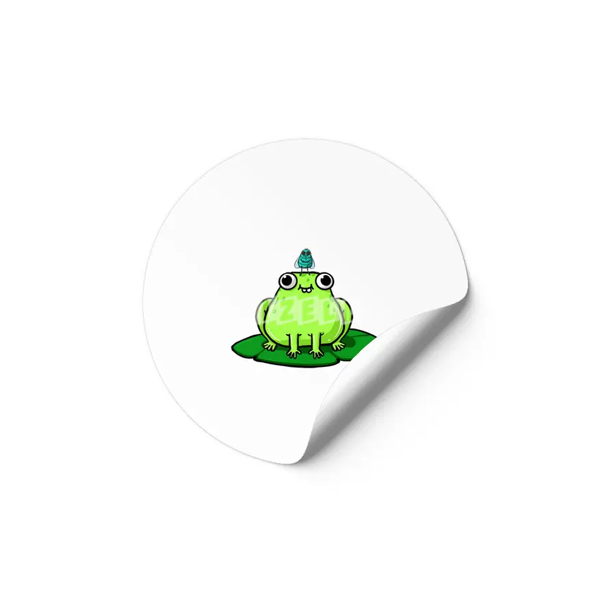 Frog n fly Etiket