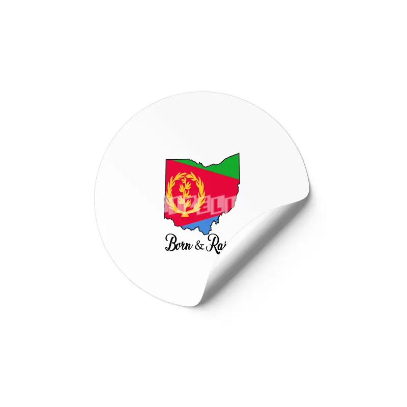 Born in Eritrea Raised in Ohio  Etiket