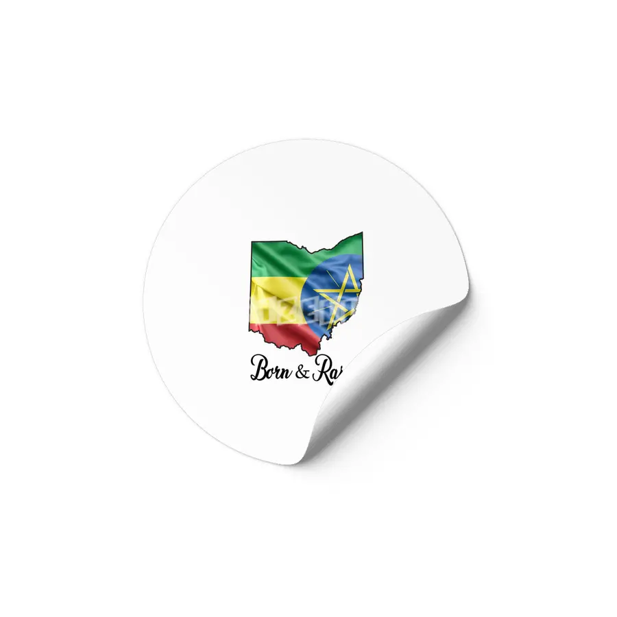 Born in Ethiopia Raised in Ohio Etiket