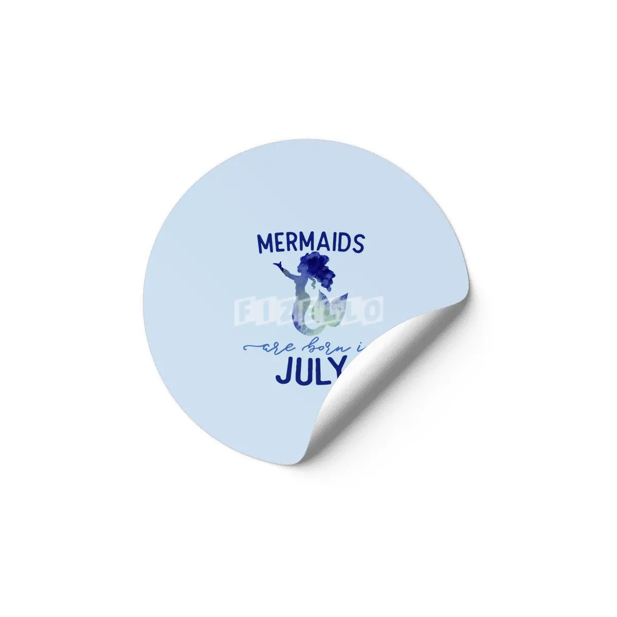 Mermaids are born in July Etiket