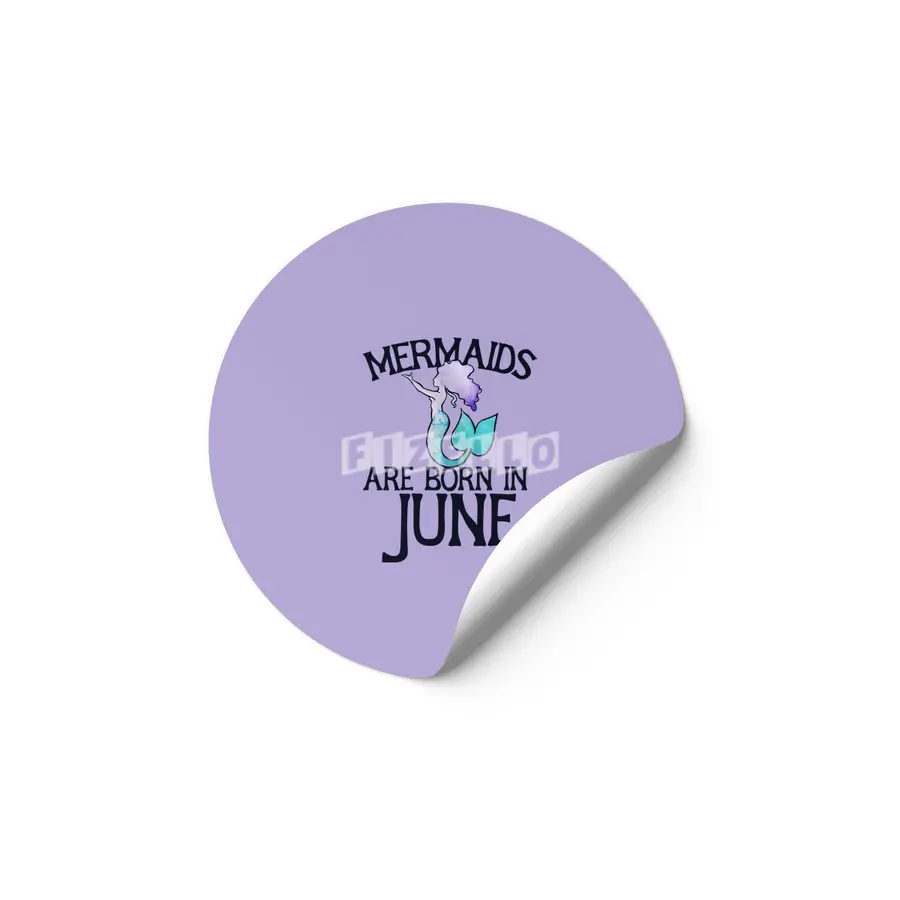 Mermaids are born in June Etiket
