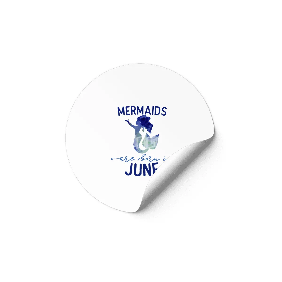 Mermaids are born in June Etiket