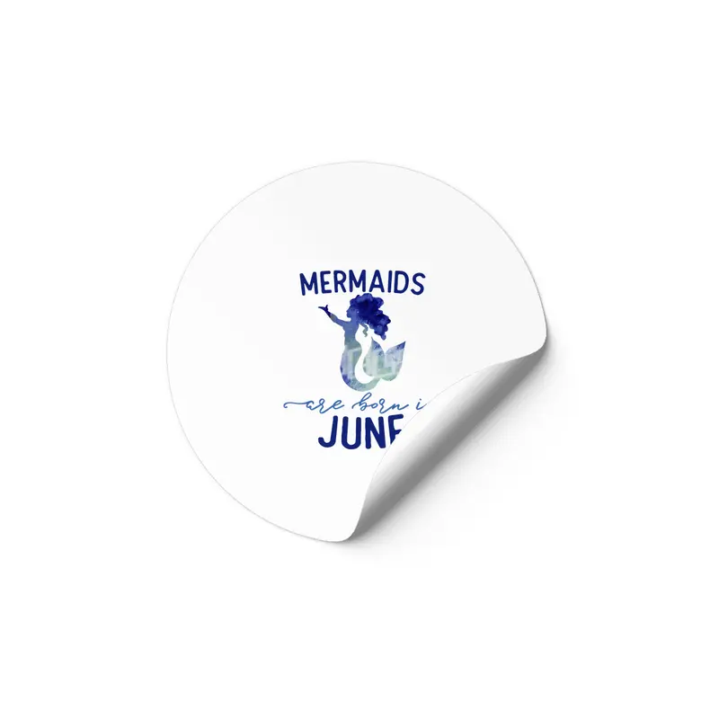 Mermaids are born in June Etiket