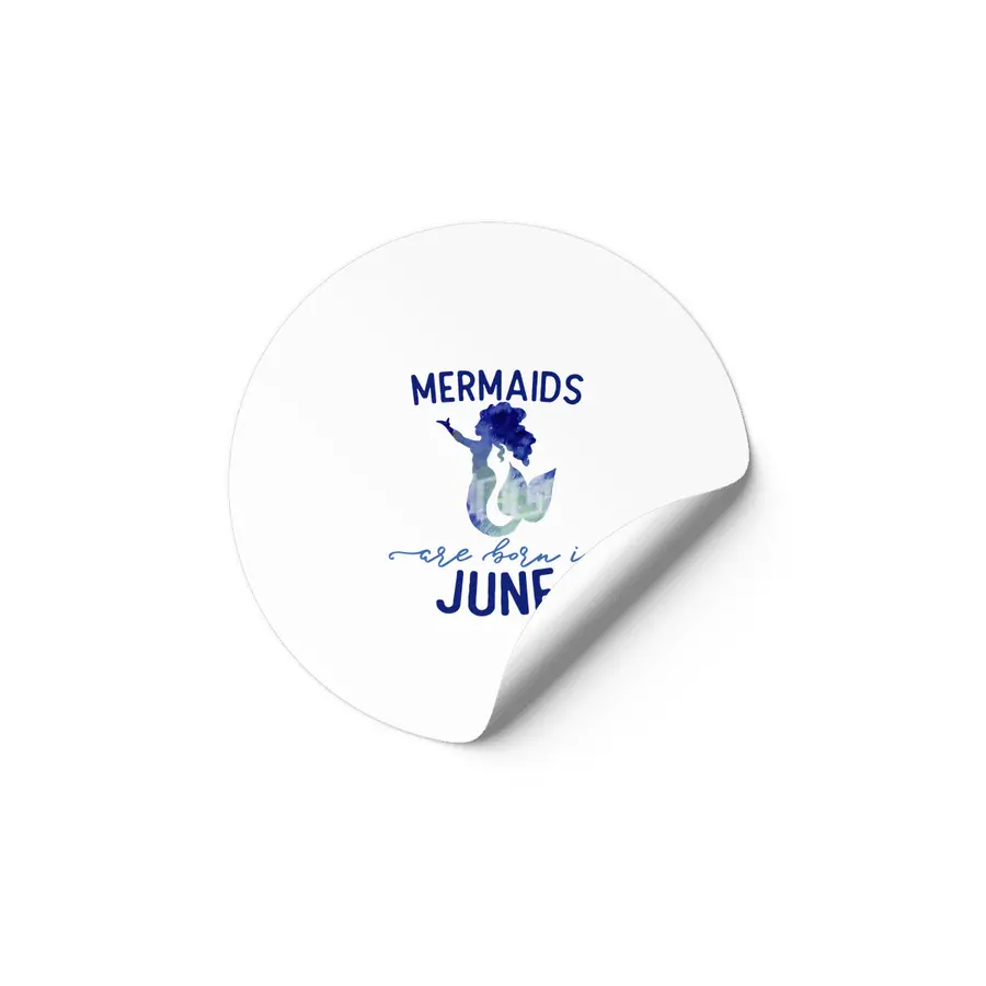 Mermaids are born in June Etiket