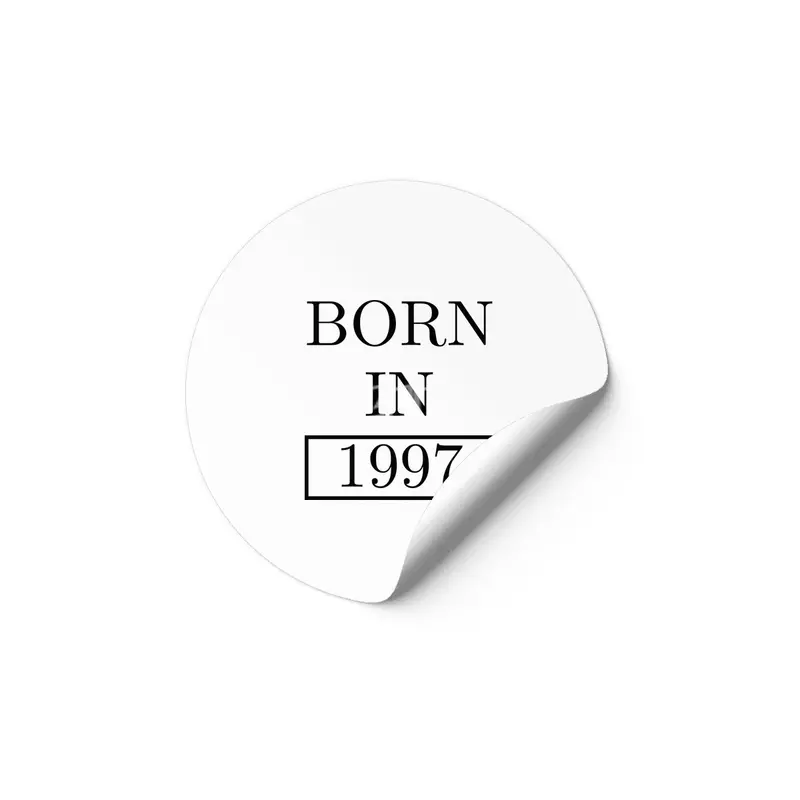 Born in 1997 Etiket