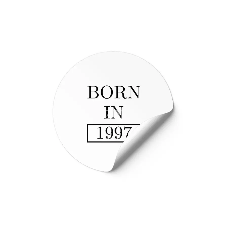 Born in 1997 Etiket