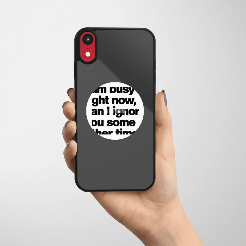I Am Busy Right Now, Can I Ignore You Some Other Time? - Funny Sarcastic Etiket