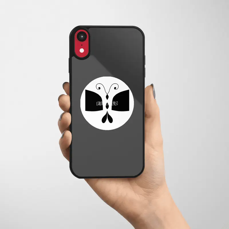 Butterfly Skull Etiket