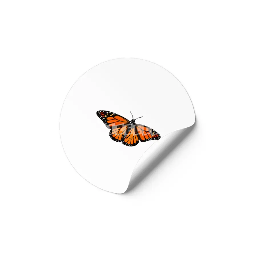 Monarch Butterfly Etiket