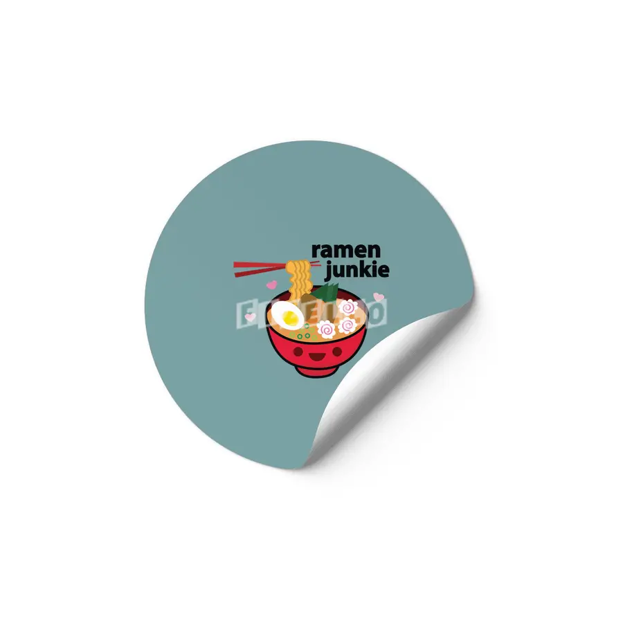 Ramen Junkie Etiket